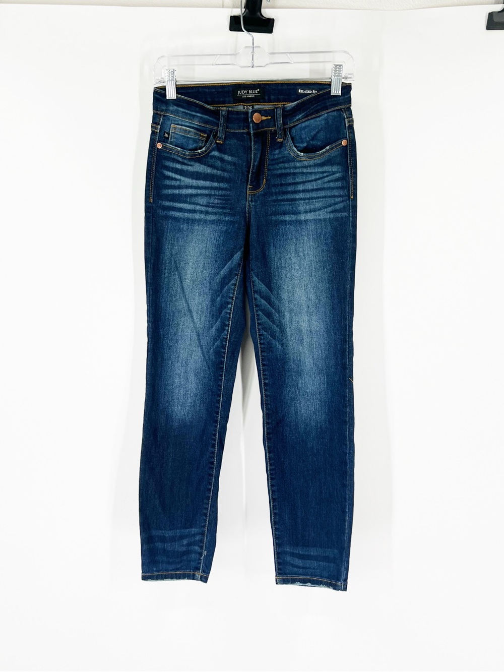Judy Blue Mid-Rise Relaxed Jeans Dark Wash